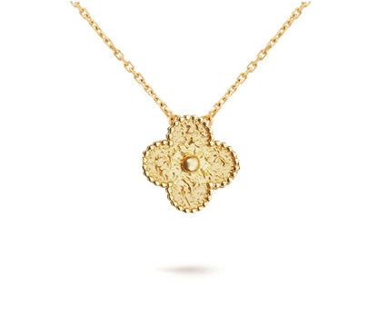 [Elara]15MM CLOVER FLOWER PENDANT NECKLACE COLLECTION