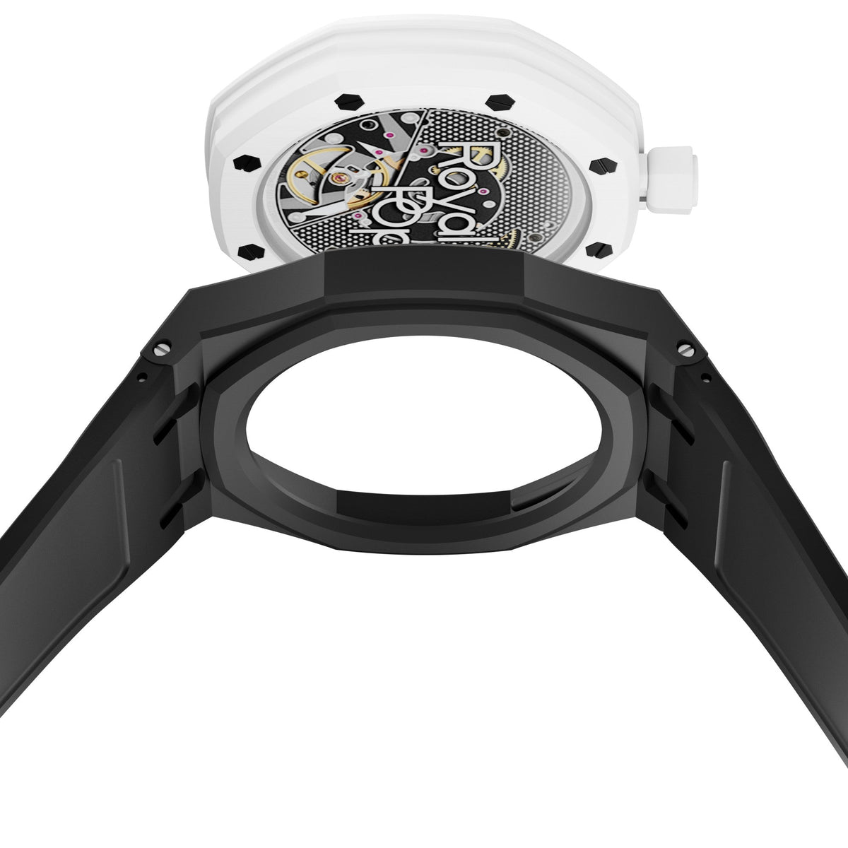[Elara]ROYAL OAK POP EXCLUSIVE BIOCERAMIC CASE & SILICONE STRAP(RWITH CRADLE)