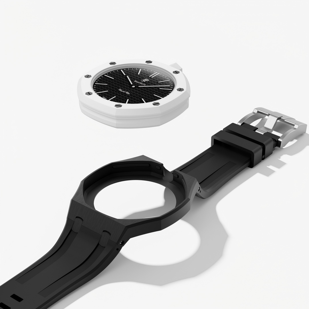 [Elara]ROYAL OAK POP EXCLUSIVE BIOCERAMIC CASE & SILICONE STRAP(RWITH CRADLE)