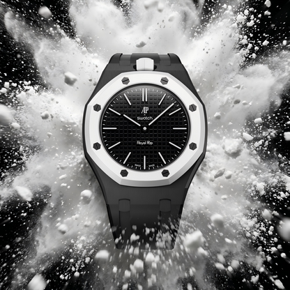[Elara]ROYAL OAK POP EXCLUSIVE BIOCERAMIC CASE & SILICONE STRAP(RWITH CRADLE)