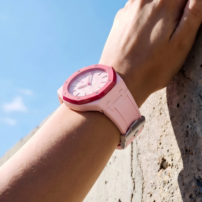 [Elara]ROYAL OAK POP EXCLUSIVE BIOCERAMIC CASE & SILICONE STRAP(RWITH CRADLE)