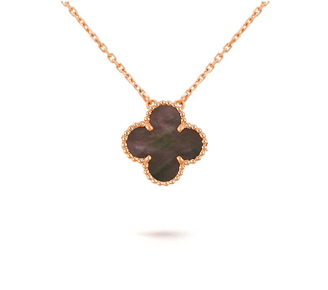 [Elara]15MM CLOVER FLOWER PENDANT NECKLACE COLLECTION