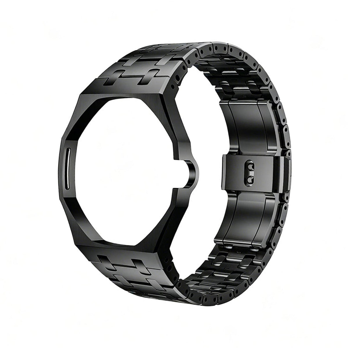 [Elara]OAK POP BLACK STEEL CASE & SILICONE STRAP