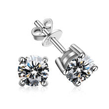 [Elara]FOUR-PRONG MOISSANITE EARRINGS