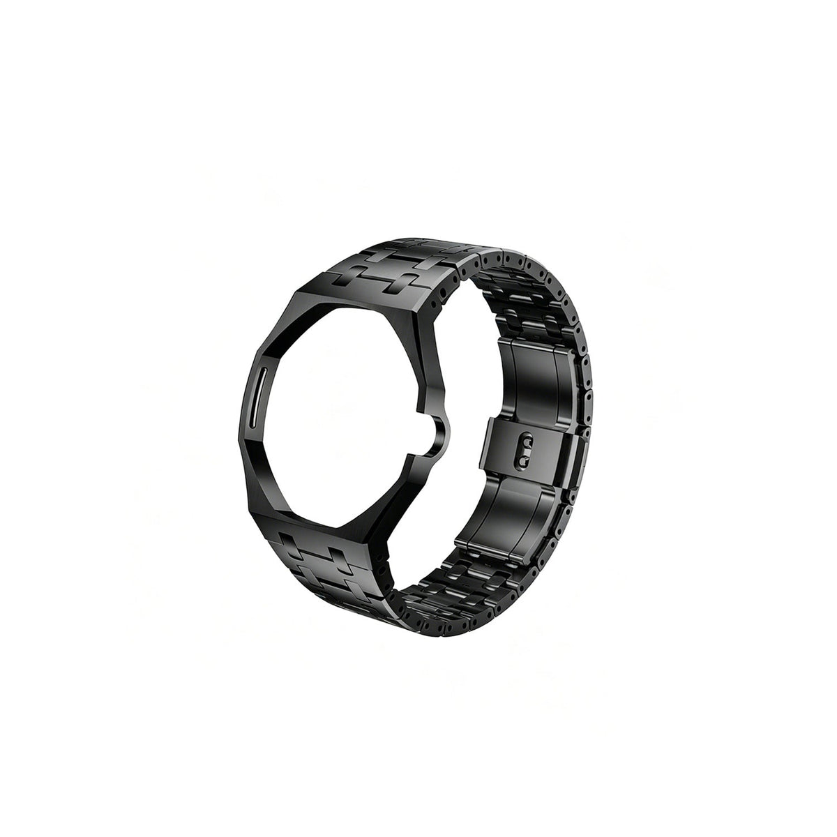 [Elara]OAK POP EXCLUSIVE BLACK STEEL STRAP