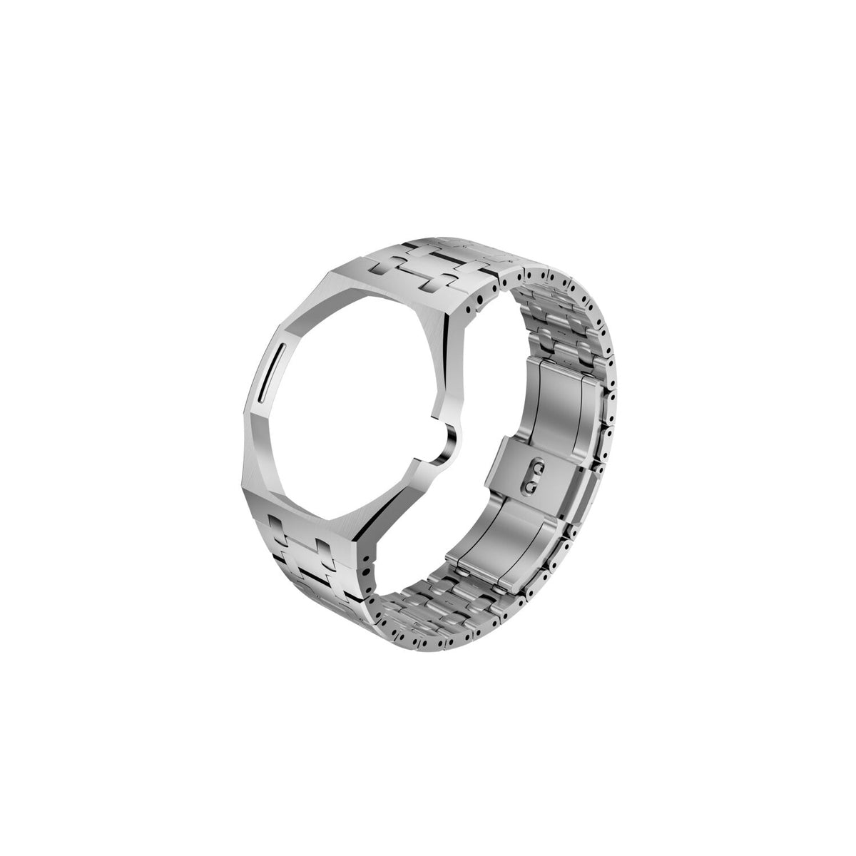 [Elara]OAK POP EXKLUSIVES SILBERNES STAHLBAND
