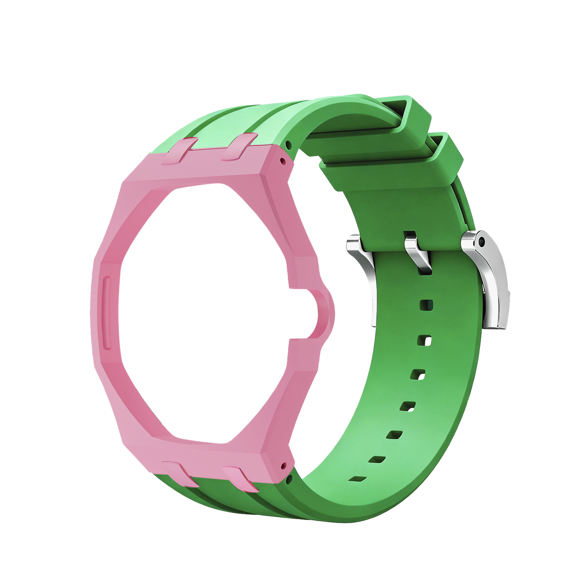 [Elara]Royal Oak Pop Exclusive Bioceramic Case & Silicone Strap Mix Color