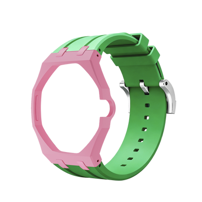 [Elara]Royal Oak Pop Exclusive Bioceramic Case & Silicone Strap Mix Color