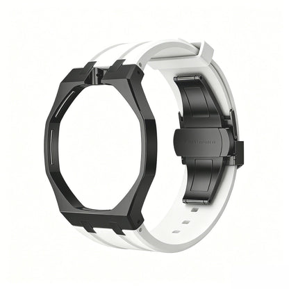 [Elara]OAK POP BLACK STEEL CASE & SILICONE STRAP