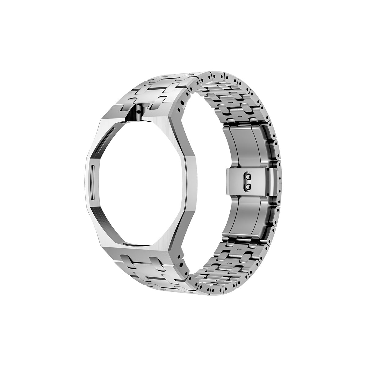 [Elara]OAK POP EXKLUSIVES SILBERNES STAHLBAND
