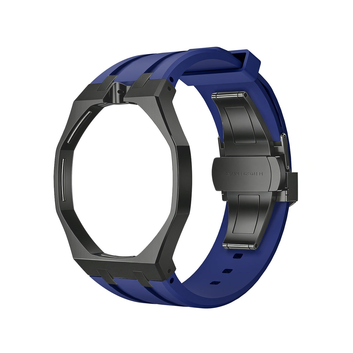 [Elara]OAK POP BLACK STEEL CASE & SILICONE STRAP