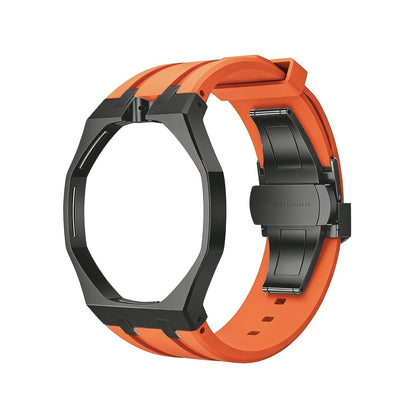 [Elara]OAK POP BLACK STEEL CASE & SILICONE STRAP