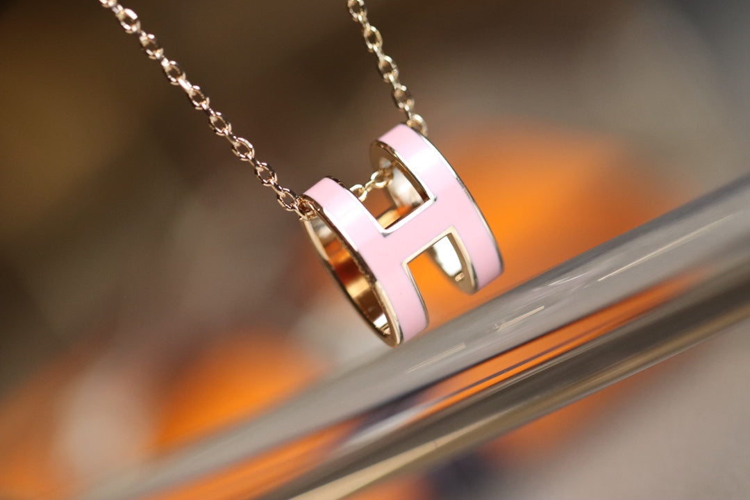 [Elara]POP H PEDANT ROSE GOLD