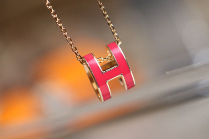 [Elara]POP H PEDANT ROSE GOLD