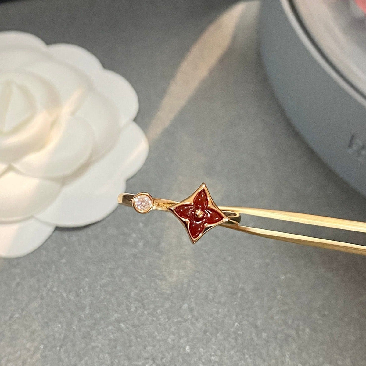 [Elara]STAR 1 DIAMOND OPEN RING