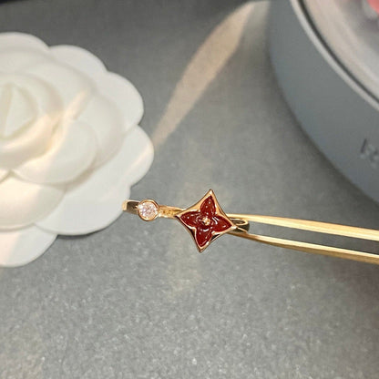 [Elara]STAR 1 DIAMOND OPEN RING
