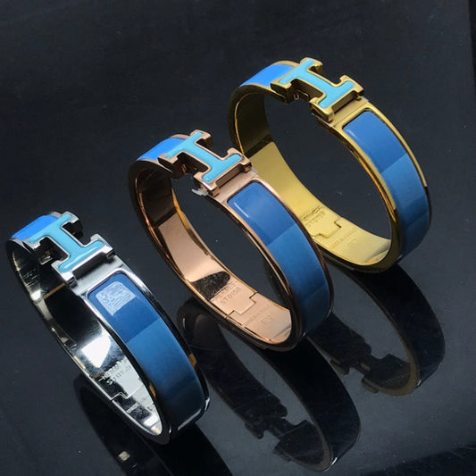 [Elara]H ARMBAND BLAUE REGENBOGEN-KERAMIK