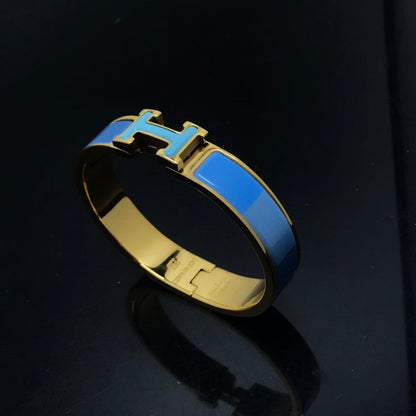 [Elara]H BRACELET BLUE RAINBOW CERAMIC