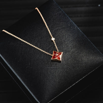 [Elara]STERNKETTE ROSÉGOLD 1 DIAMANT
