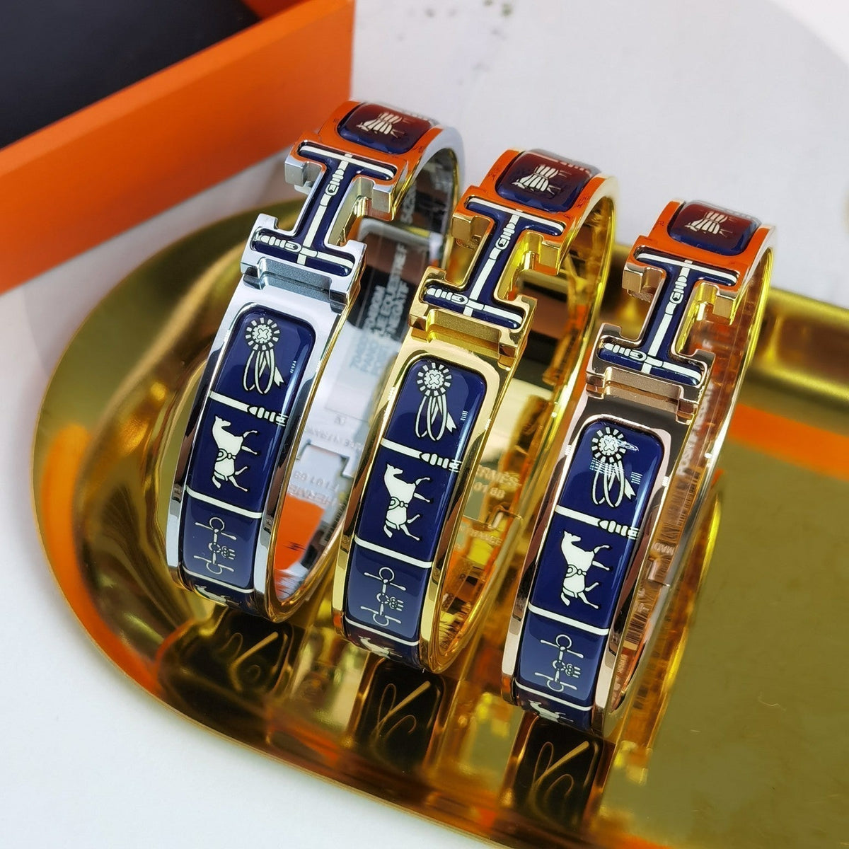 [Elara]H COUVERTURES DARK BLUE BRACELET