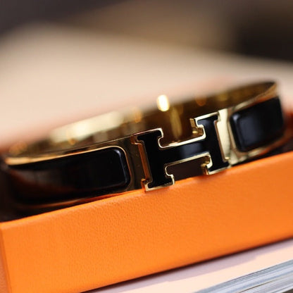 [Elara]H BRACELET 12MM GOLD