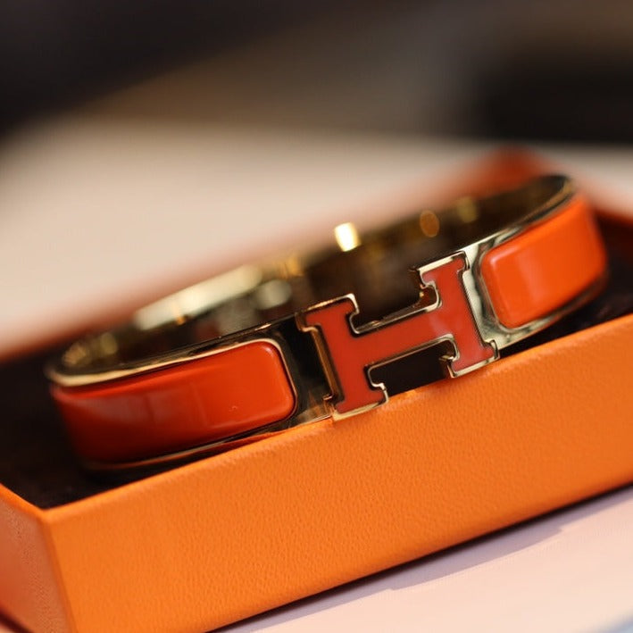 [Elara]H BRACELET 12MM GOLD