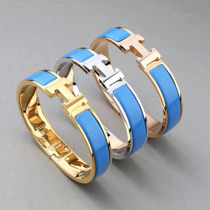 [Elara]H ブレスレット ターコイズ 12MM