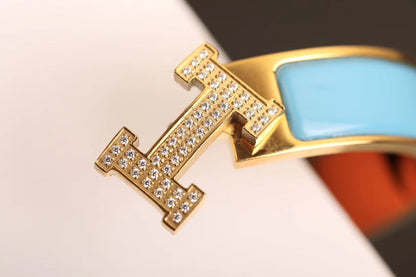 [Elara]H CLOUD BLUE BRACELET GOLD DIAMOND