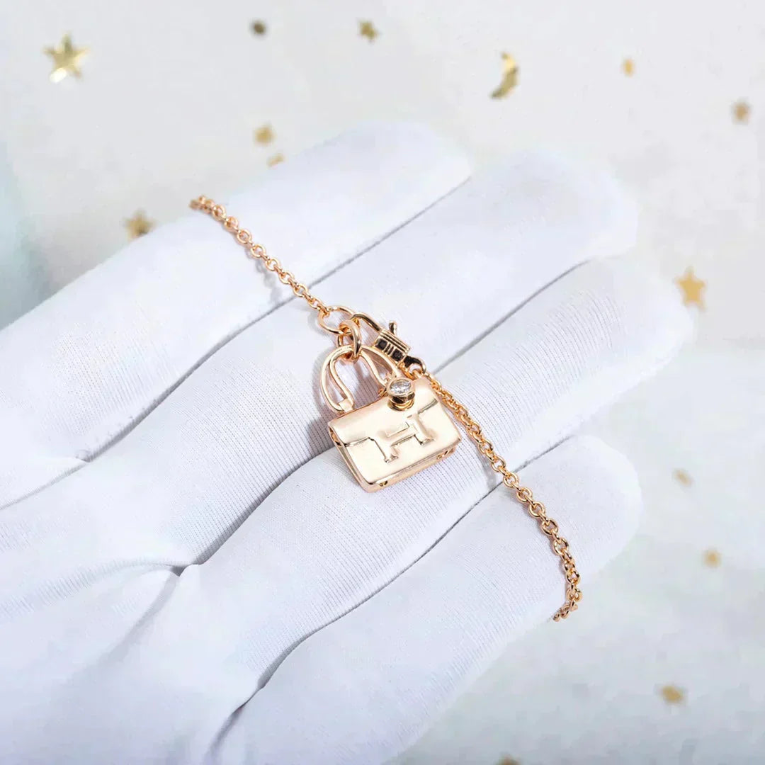 [Elara]HALSKETTE ANHÄNGER ROSÉGOLD