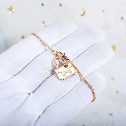[Elara]HALSKETTE ANHÄNGER ROSÉGOLD