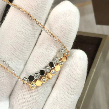 [Elara]BEE LOVE NECKLACE DIAMOND