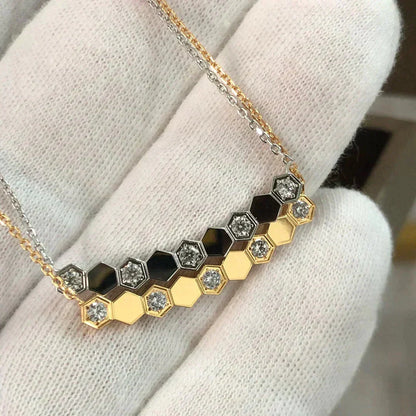 [Elara]BEE LOVE NECKLACE DIAMOND