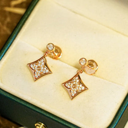 [Elara]STAR DIAMONDS OHRRINGE GOLD