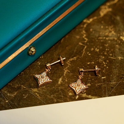 [Elara]STAR DIAMONDS OHRRINGE GOLD