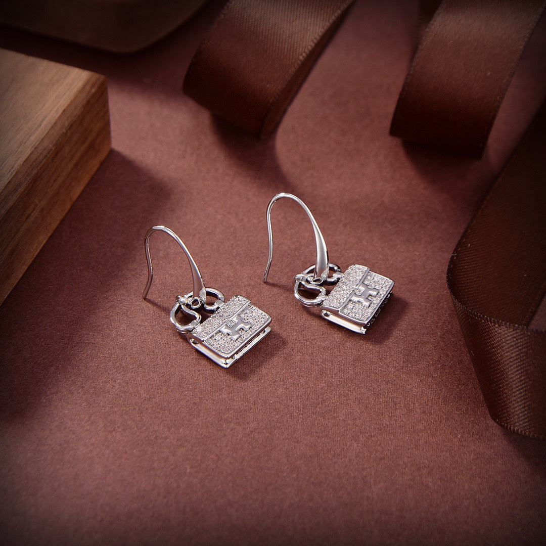 [Elara]KELLY DIAMOND EARRINGS