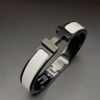 [Elara]H ARMBAND 12MM SCHWARZ WEISS KERAMIK
