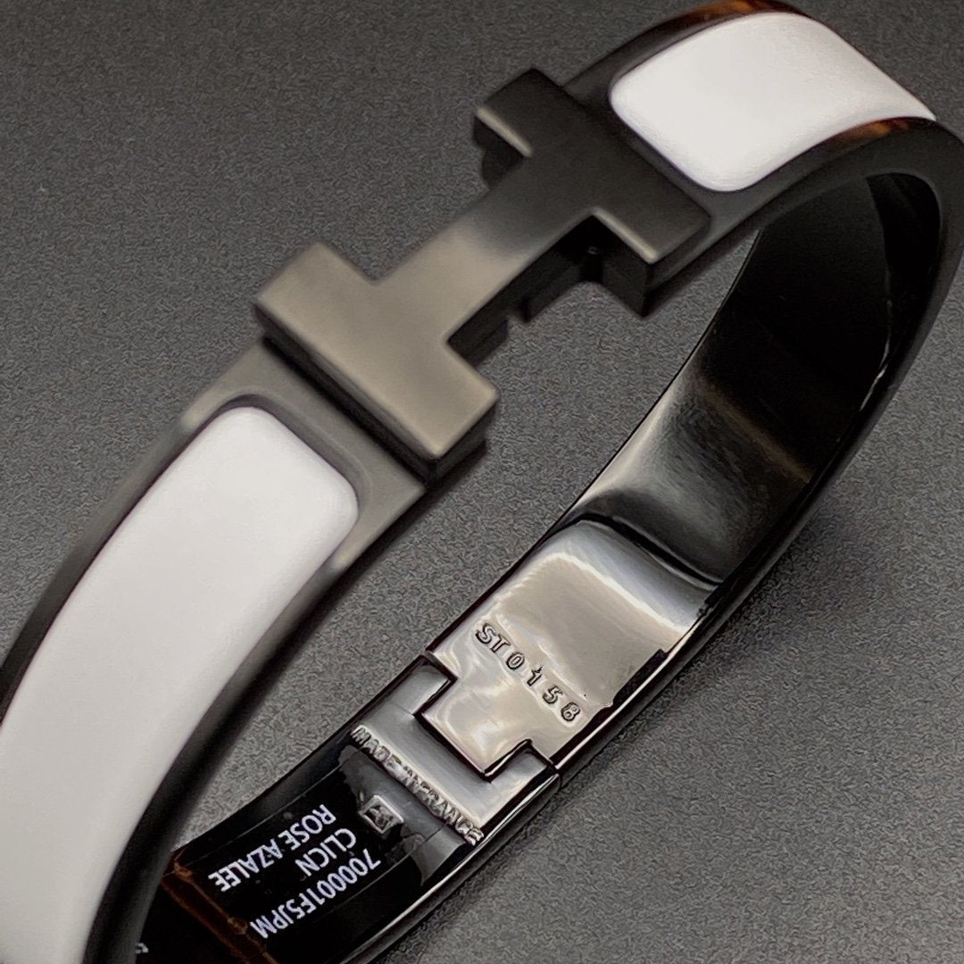 [Elara]H ARMBAND 12MM SCHWARZ WEISS KERAMIK