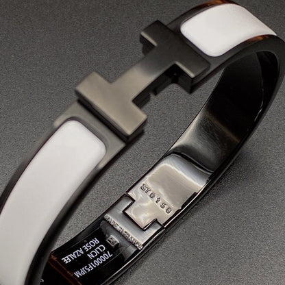 [Elara]H ARMBAND 12MM SCHWARZ WEISS KERAMIK