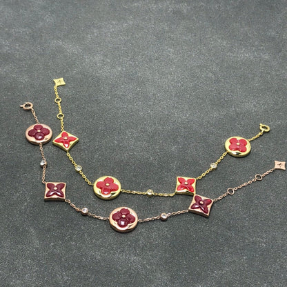 [Elara]STAR AND SUN CARNELIAN 4 MOTIFS 3 DIAMANTEN