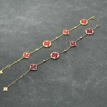 [Elara]STAR AND SUN CARNELIAN 4 MOTIFS 3 DIAMANTEN