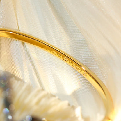 [Elara]VOLTE UPSITE DOWN GOLD DIAMOND BRACELET