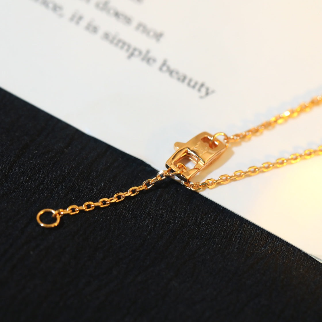 [Elara]STAR AND SUN DIAMOND ROSE GOLD NECKLACE