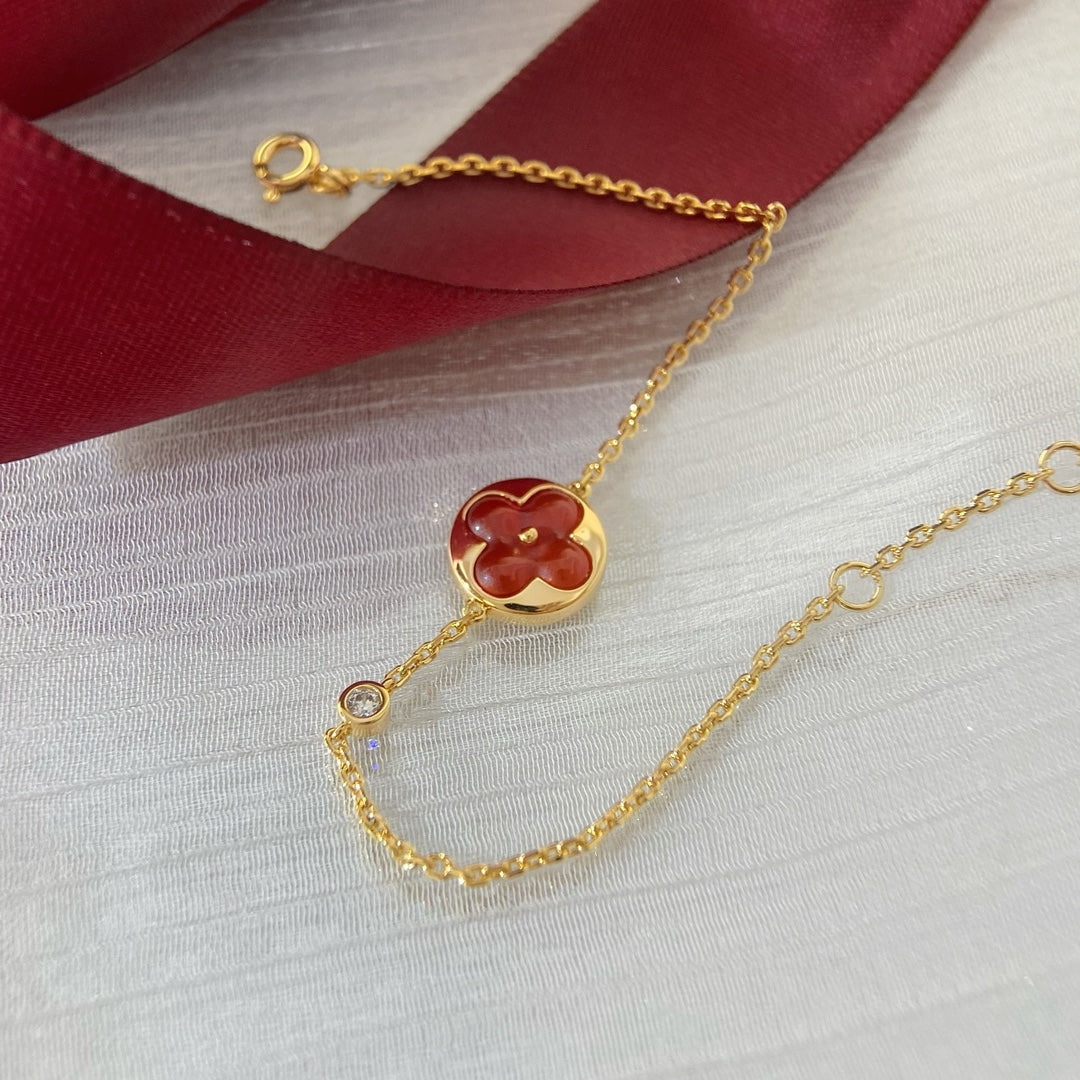 [Elara]SONNEN-ANHÄNGER-CARNELIAN-ARMBAND