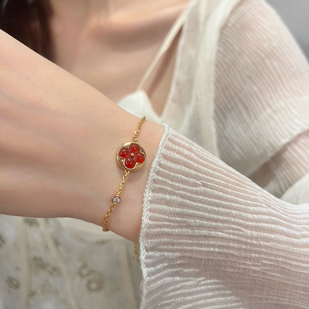 [Elara]SONNEN-ANHÄNGER-CARNELIAN-ARMBAND