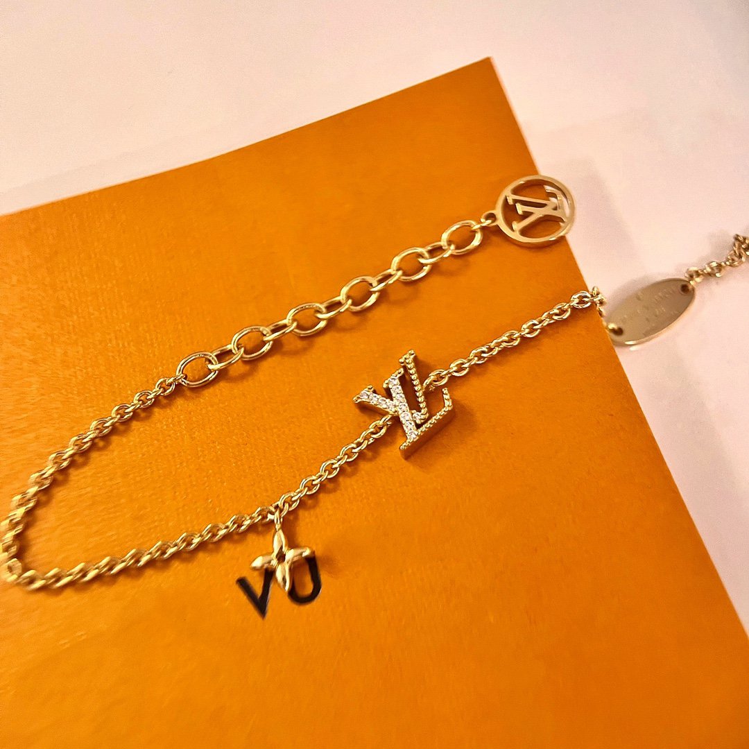 [Elara]LOGO STAR MOTIF GOLD BRACELET
