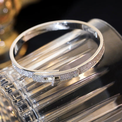 [Elara]KELLY BRACELET DIAMOND PAVED