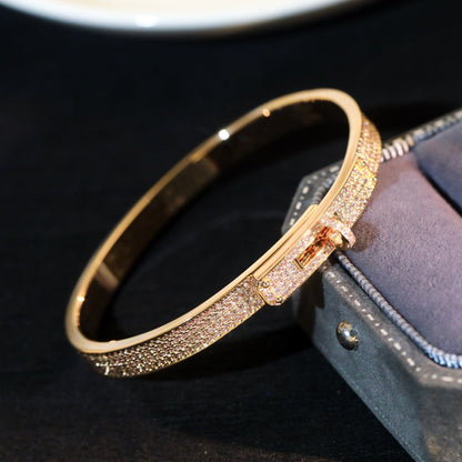 [Elara]KELLY BRACELET DIAMOND PAVED