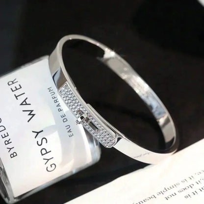[Elara]KELLY SILVER DIAMOND BRACELET