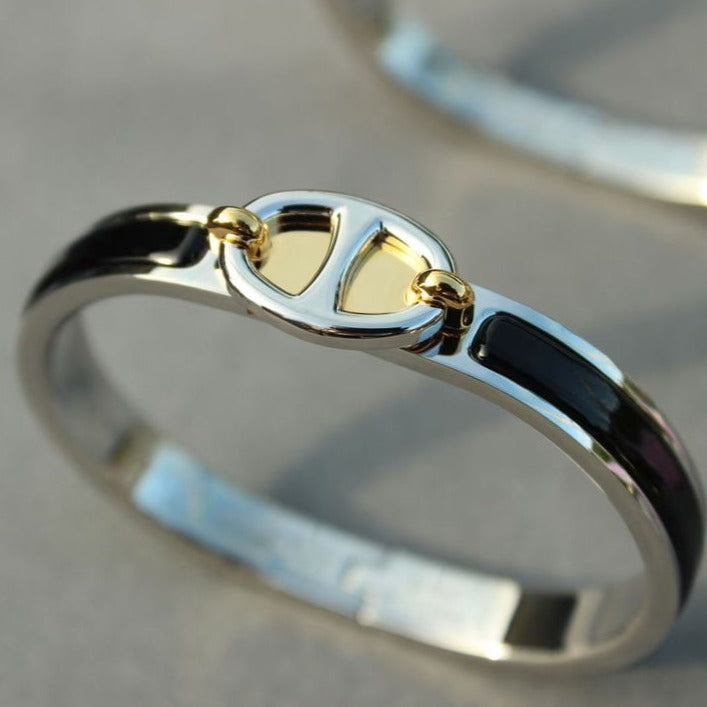 [Elara]CLIC CHAINE SILVER BRACELET