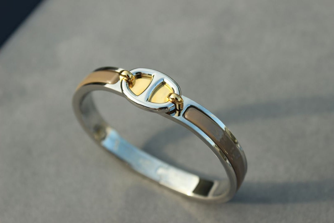 [Elara]CLIC CHAINE SILVER BRACELET